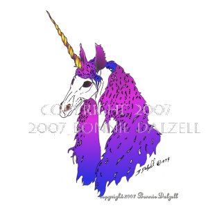 unicorn portrait